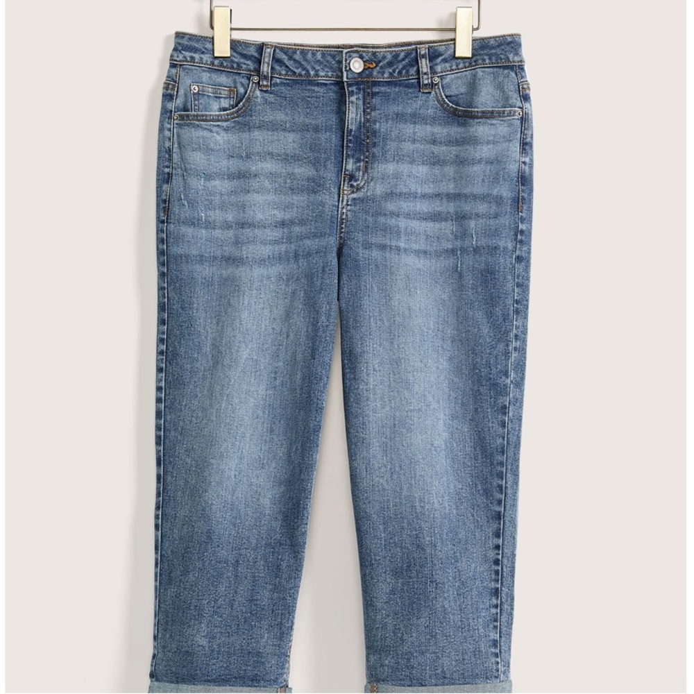 Responsible, 1948 Fit Denim Capri, Medium Wash - d/C JEANS size 24